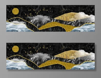 轻奢装饰画图片