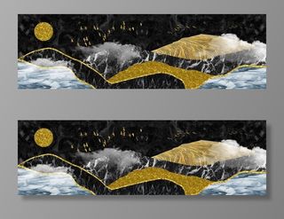 轻奢装饰画图片