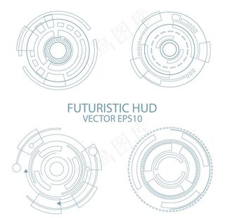 虹膜识别元素图片