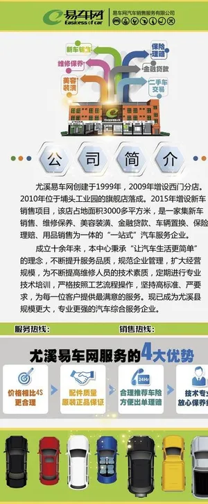 易车网公司简介活动展架图片