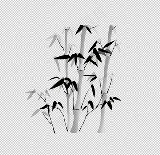 水墨竹子图片