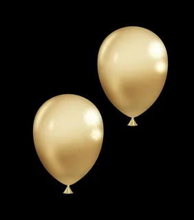 金色气球图片