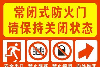 常闭式防火门图片