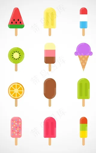 矢量冰淇淋图片