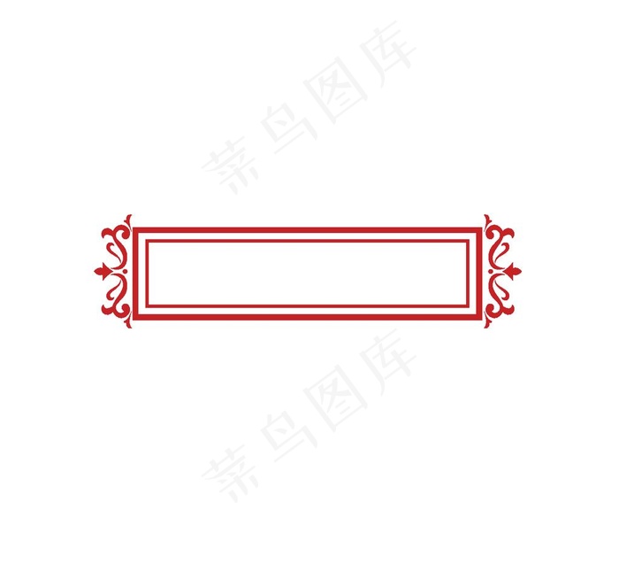 矢量中式边框花纹装饰边框对话框图片