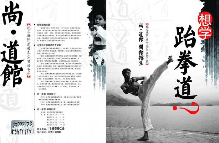 跆拳道彩页图片