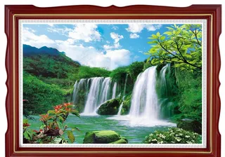 客厅风景画图片