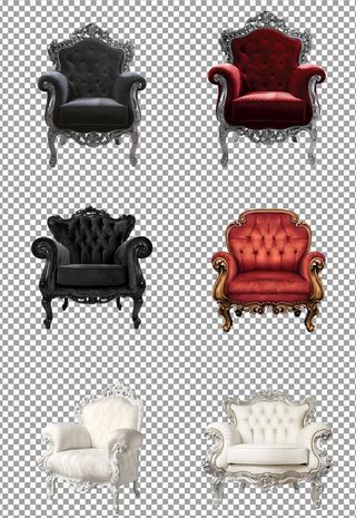 高档扶手沙发椅图片