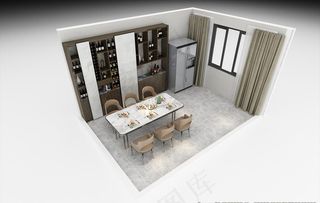 酒柜效果图图片