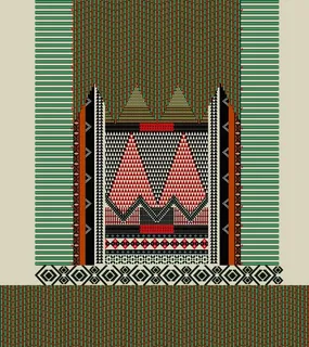 个性几何三角形背景图图片