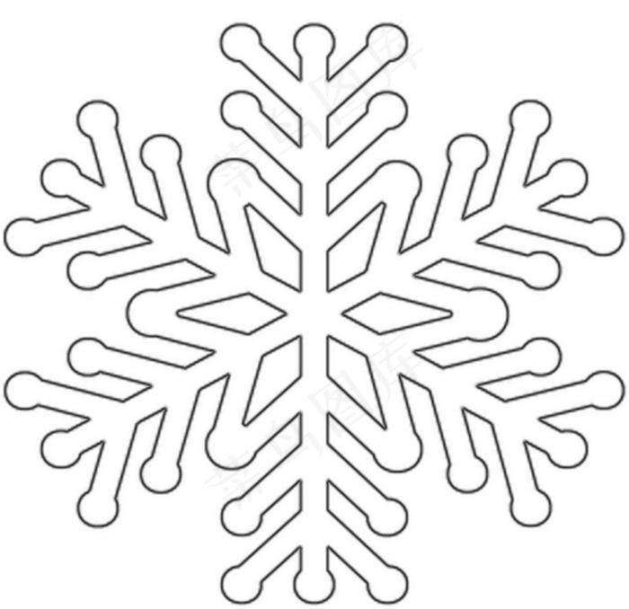 雪花图片psd模版下载
