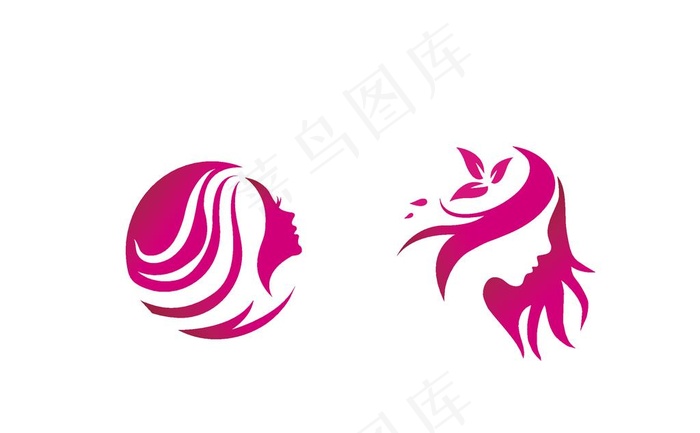 美发LOGO图片ai矢量模版下载