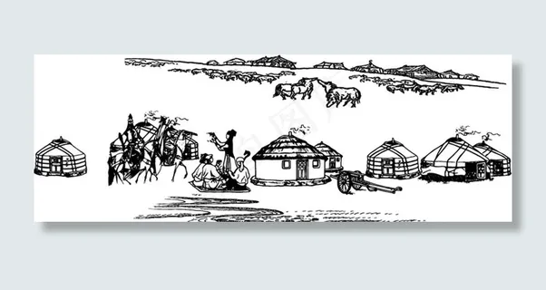 蒙古包矢量素材图片 蒙古包矢量素材图片
