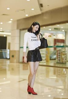 时尚 女模 拍菜鸟图库片