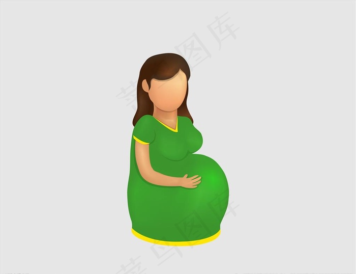 矢量孕妇图片