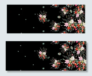 定位花  手绘花图片