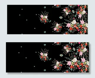 定位花  手绘花图片