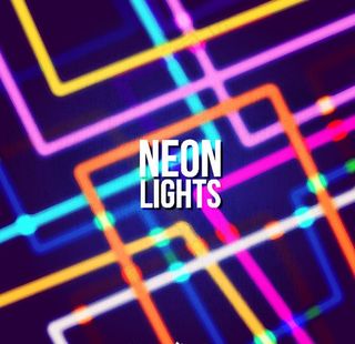 彩色霓虹灯背景图片