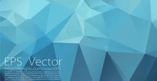 蓝色多边形底纹图片