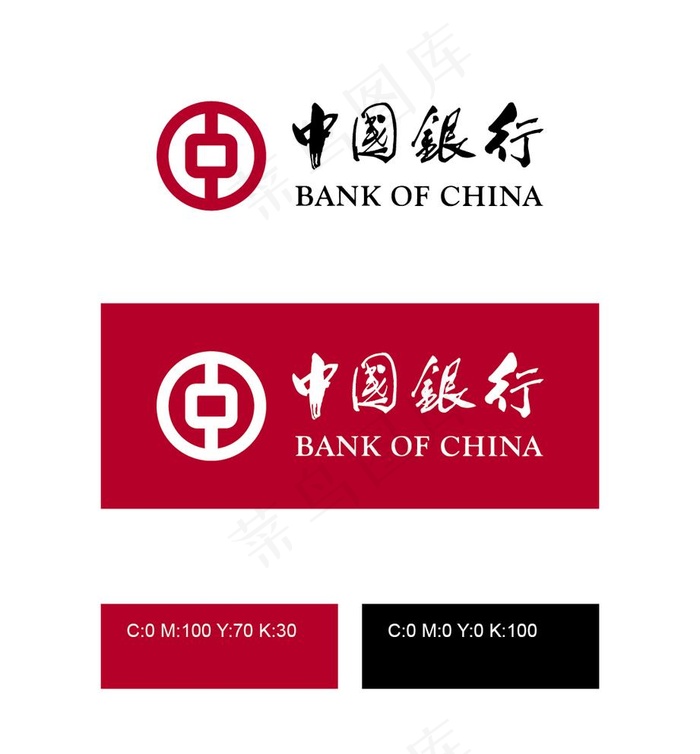 中国银行logo图片ai矢量模版下载