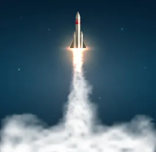 火箭升空图片