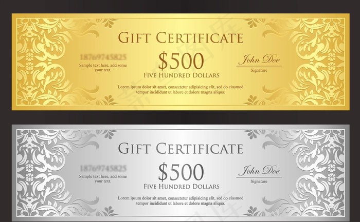 高档优惠劵图片