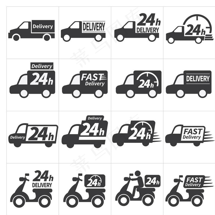 24小时配送图片