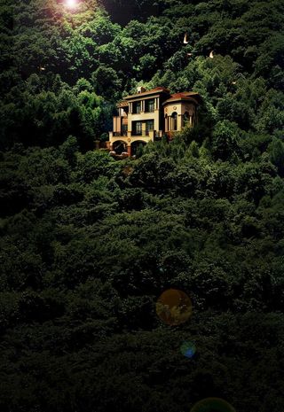 山林合成海报图片