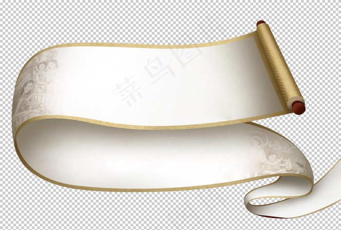 卷轴素材图片