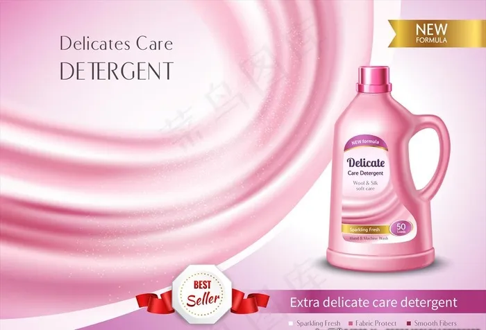 洗衣液海报图片eps,ai矢量模版下载