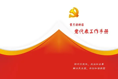 党代表工作手册图片