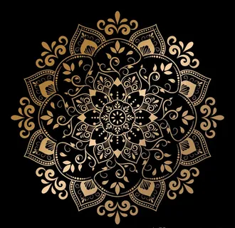 曼陀罗图案图片