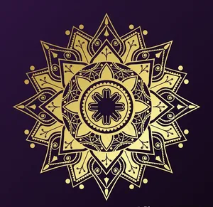 曼陀罗花纹图片