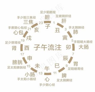 子午流注图片