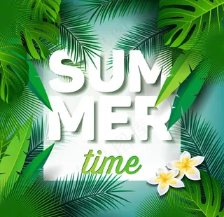 矢量绿色树叶图片