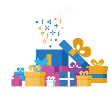 礼物礼盒矢量图片