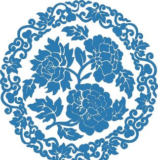 矢量牡丹花图片