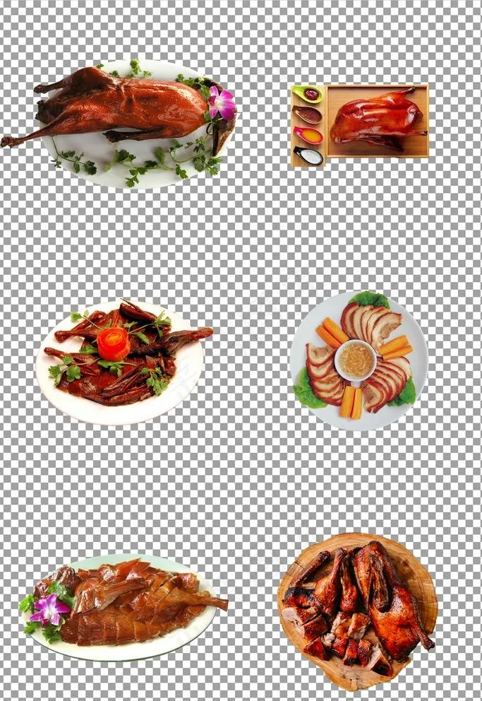 美味烤鸭图片