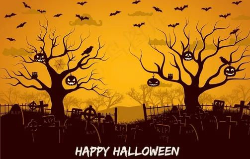 万圣节 鬼怪 蝙蝠图片