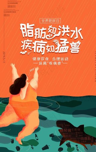 世界肥胖日图片
