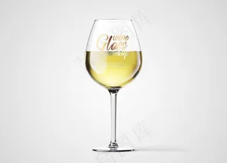 高脚杯样机图片