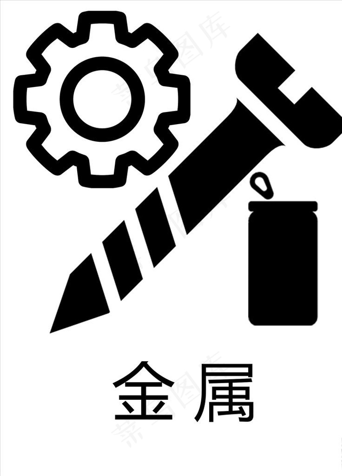 金属类标志图片