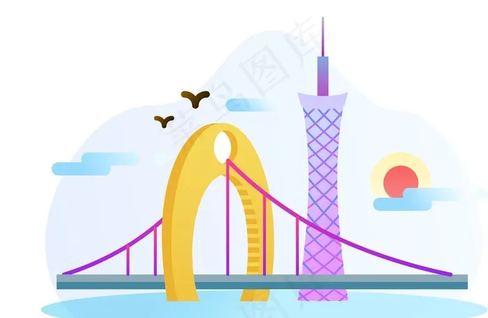 广州图片psd模版下载