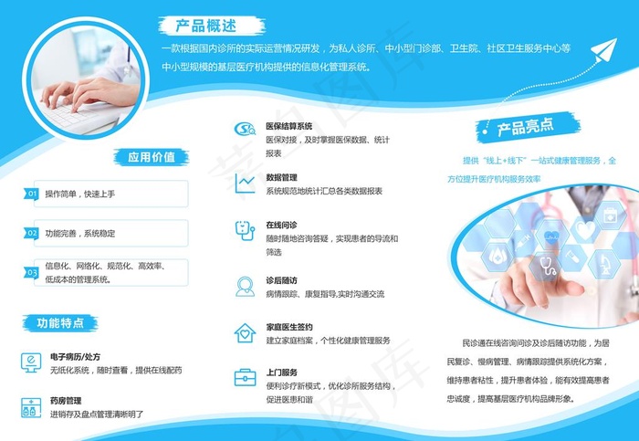 宣传三折页内页图片(3437X2480(DPI:300))psd模版下载