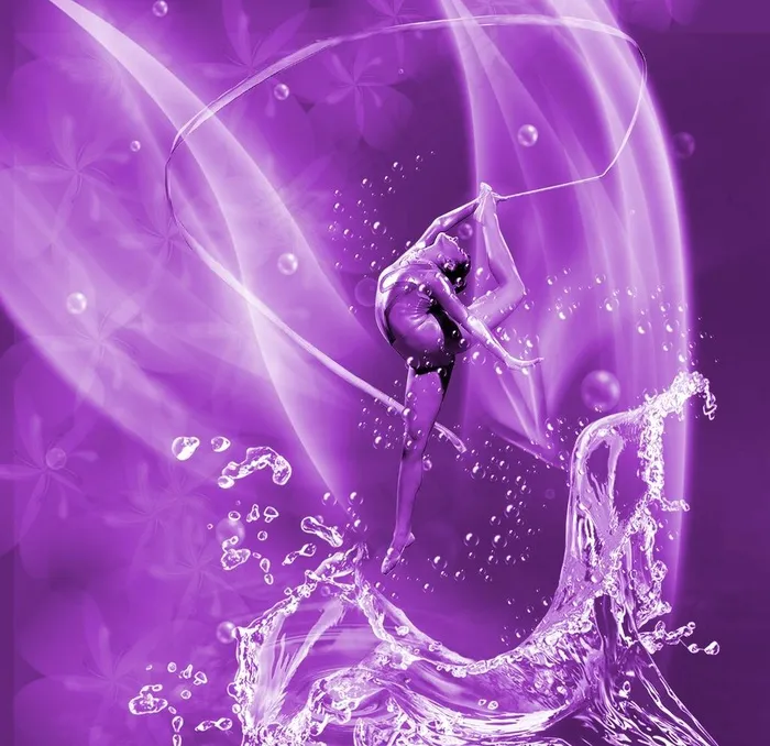 花样游泳自由体操水花图片(4000X4000(DPI:300))psd模版下载