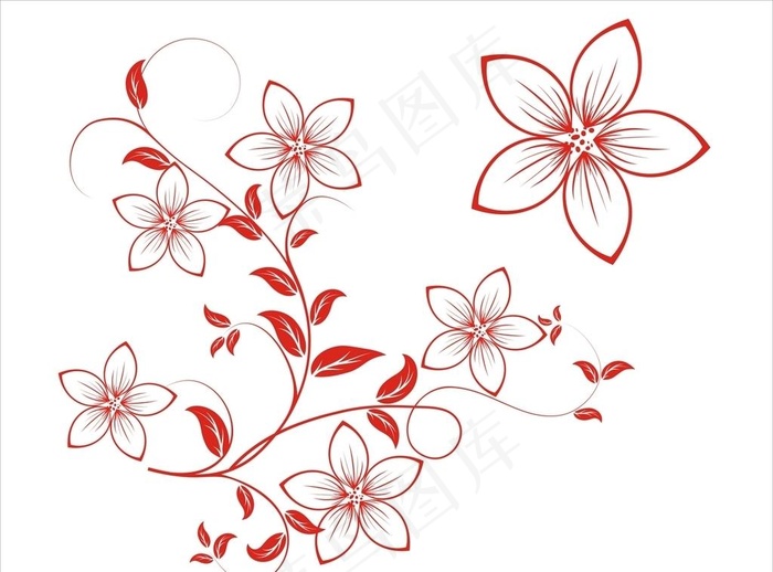 花矢量图图片