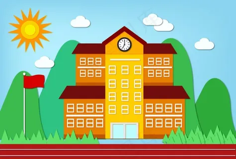 学校矢量图片