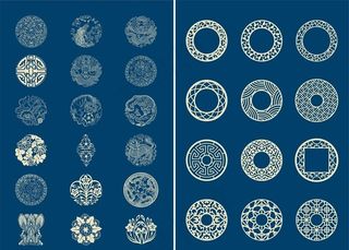 中国风古典花纹素材图片