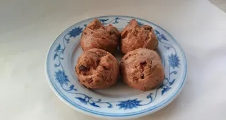 手工核桃馒头图片