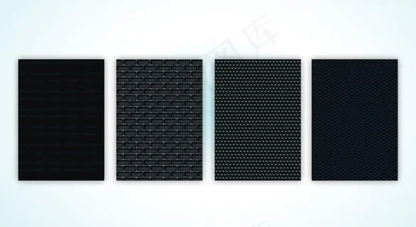 无缝黑暗金属网格背景图片